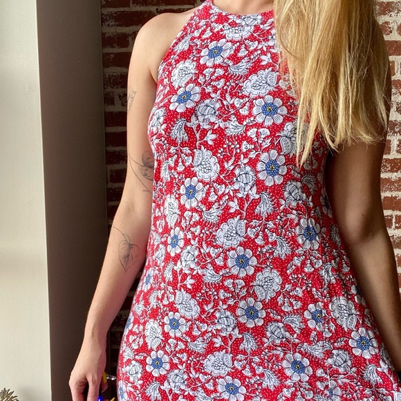LOFT floral midi dress - Picture 5 of 8